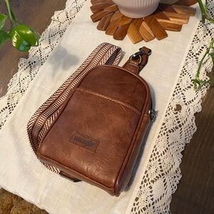 Wrangler Brown Crossbody Bag